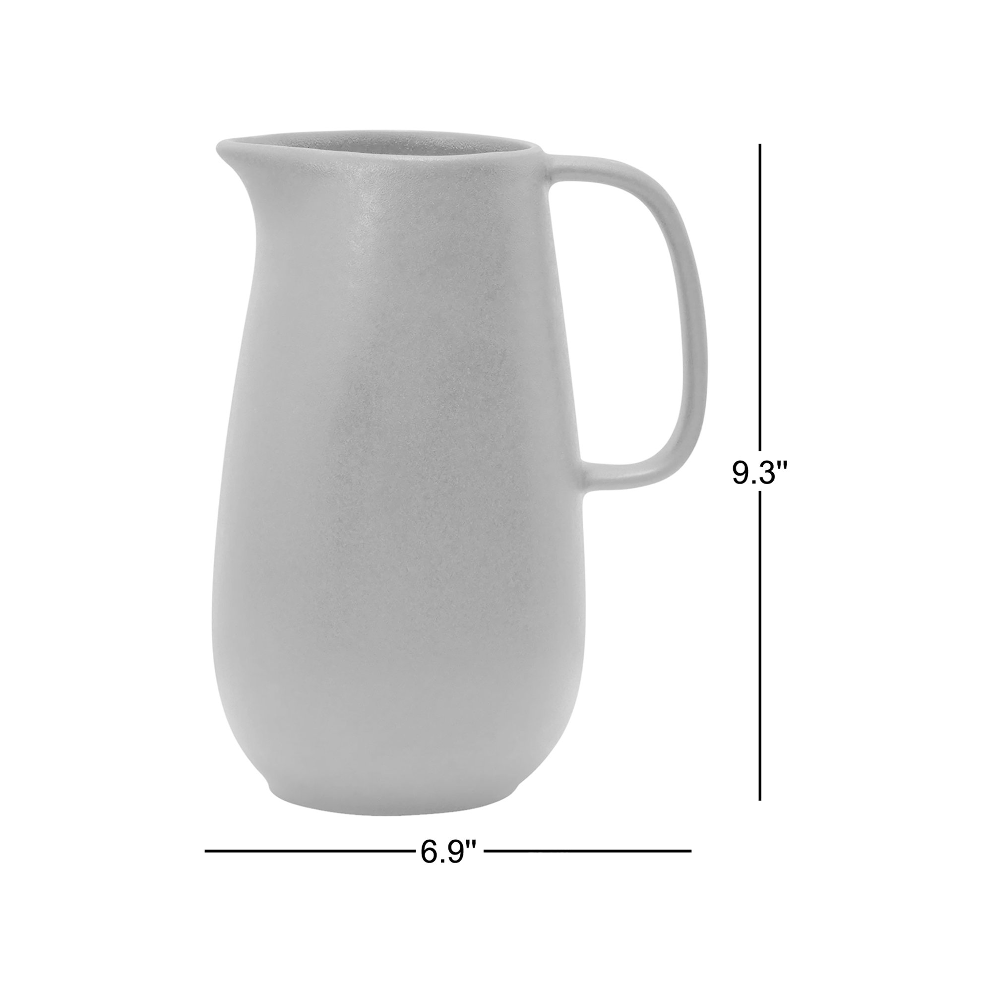 Mesa Ceramics Stoneware Pitcher, Blue