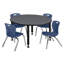 Ensemble de table de salle à manger et de chaises 12 po Kee-73411890-93832782-73411883