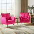 Fauteuil touffeté en polyester de 79,38 cm de large Toulouse