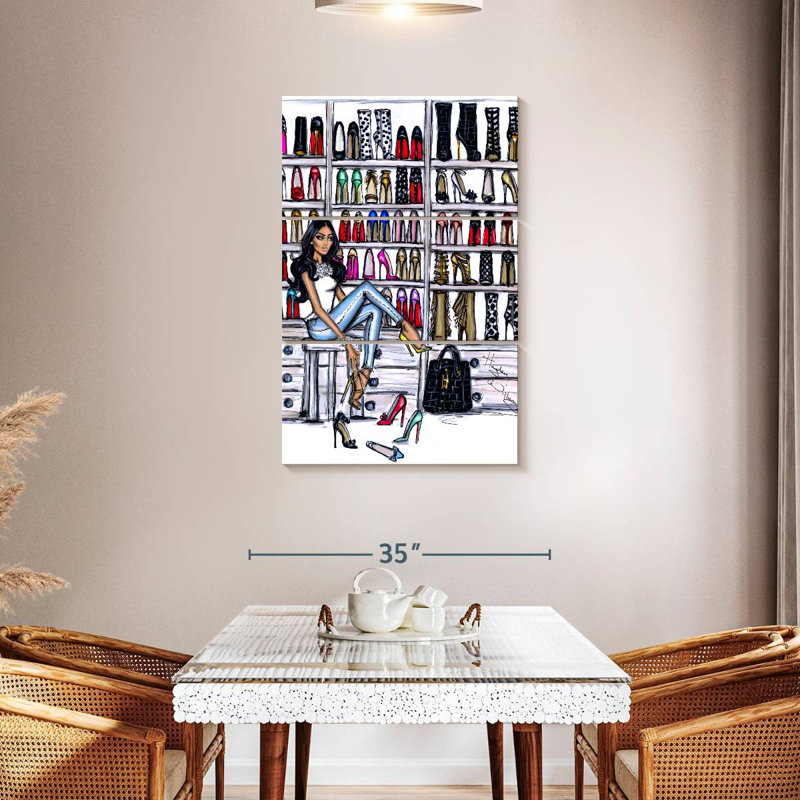 Shuttleworth Shoe Closet, 45" H x 28" W