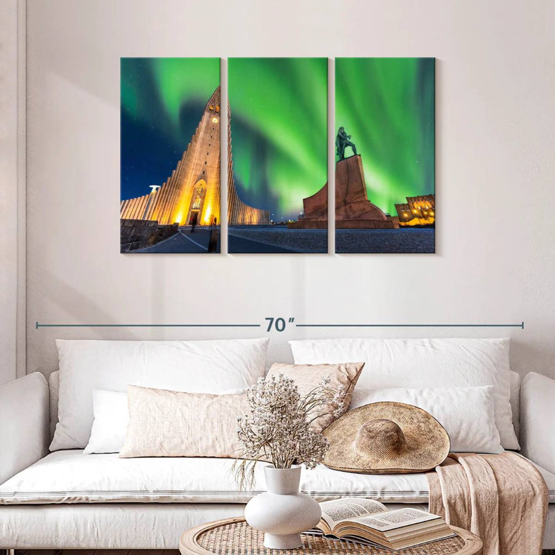 Hallgrimskirkja Aurora, H 28 po x l 45 po