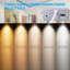 3 Inch LED Gimbal Recessed Light with J-Box, 5CCT 10-100% Dimmable, 35W Eqv.-105374199