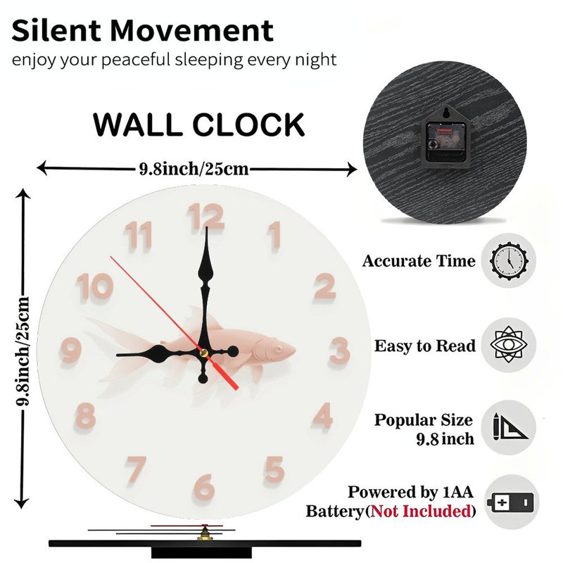 Horloge murale élégante