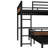 Full over Full Metal Bunk Bed, Separable and Convertible with Raised Security Fence for Maximum Flexibility and Safety-1789483952-1789483958