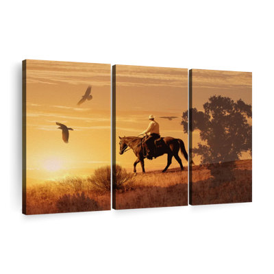 Lonely Cowboy, reproduction sur toile