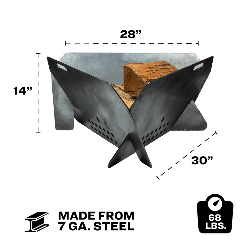 Foyer triangulaire pliable portable US Stove US30TP