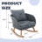 Modern Wicker Rocking Chair - Plush Cushioned Design with Smooth Glide Motion?-249220765
