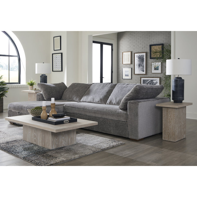 Drift Sectional Sleeper Facing Chaise, Left Hand Facing