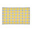 Tapis jaune / blanc à carreaux-53650285