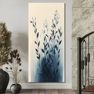 Baisden minimalisme solitude des feuilles en monochrome II - plantes, art mural
