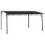 Dakota Fields 400cm W x 300cm D Fabric Cover Retractable Freestanding Awning-1010876686