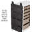 12-Drawer Rolling Storage Cart With Side Pockets And Locking Wheels, Steel Tabletop For Craft Organization