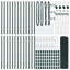 50cm H x 5000cm W Plastic Border Fencing