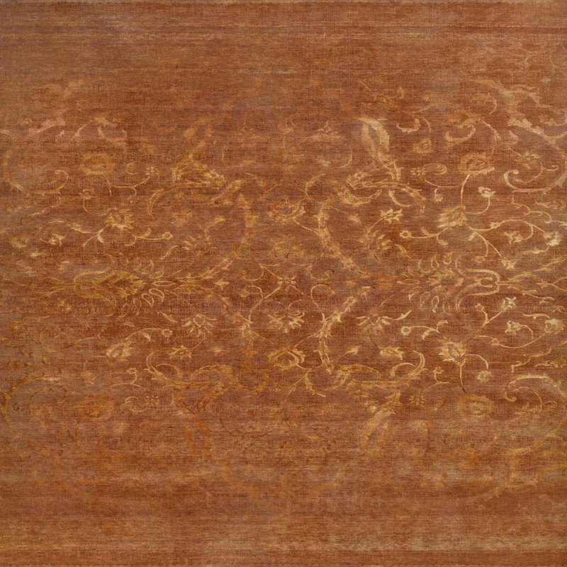 Floral Indoor Rug, Square 5'