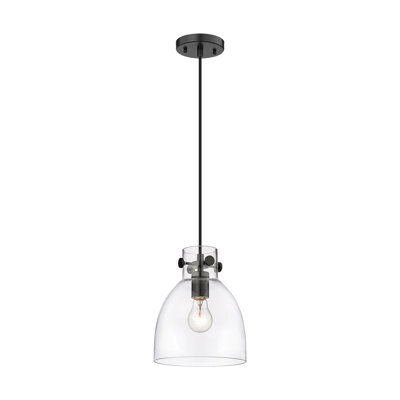 Luminaire suspendu à cordon 1 lumière 8 "Newton Bell