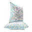 Housse et insert de coussin carré en polyester Aquatic Peacock-86653010-86653011