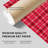Abstract Red Plaid Pattern Modern Unframed Art Print-535086364