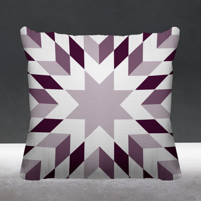 Saki Outdoor Reversible Throw Pillow