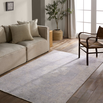 Tapis médaillon Vibe par Bungalow Wrein Rose (échantillon de 18 po)