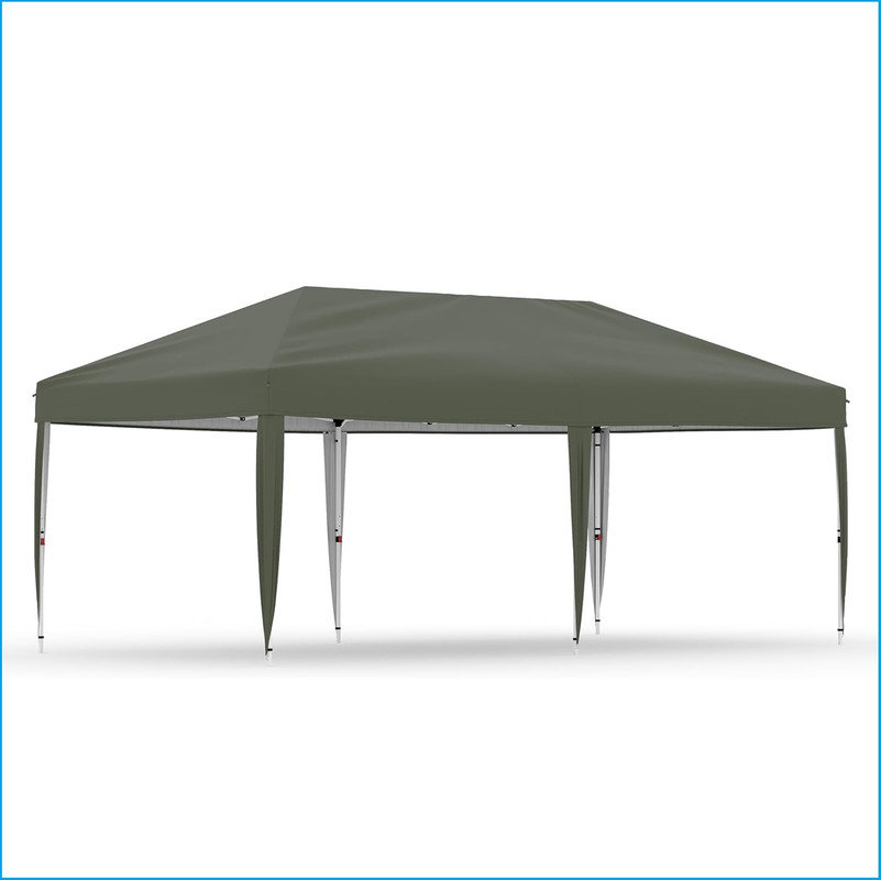 10 Ft. W x 20 Ft. D Steel Pop-Up Canopy