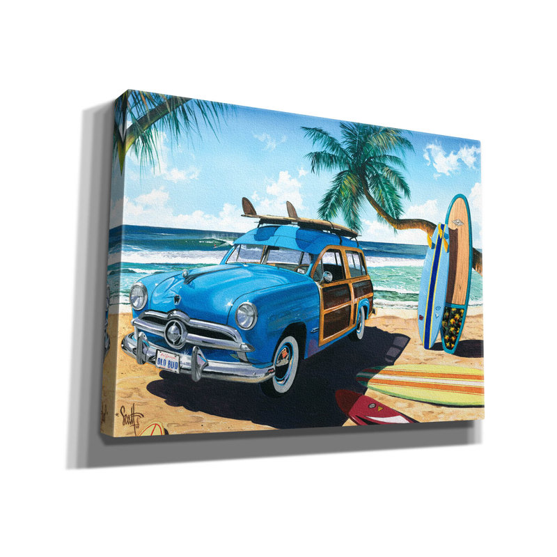 «Old Friends» par Scott Westmoreland, art mural sur toile, H 12 po x l 16 po x P 0,75 po