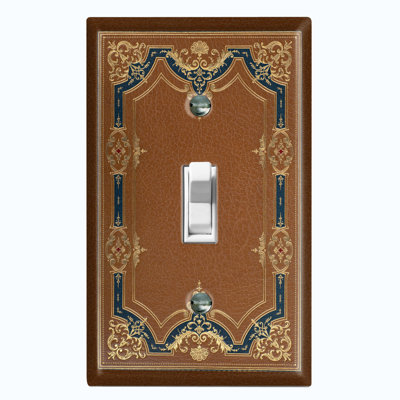 No Subject 1 - Gang Toggle Light Switch Standard Wall Plate