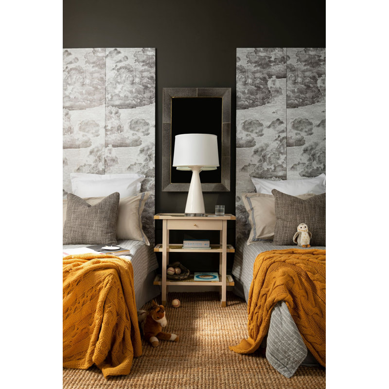 Austin Glass End Table, Sand