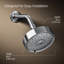 Kohler Purist 2.5 Gpm Multifunction Wall Mount Showerhead, Three Spray Settings, 5.5" High Pressure Spray Head-1172311712-1224262591