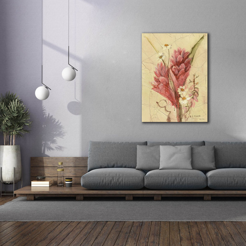 «Ginger» par Cheri Blum, art mural sur toile, H 54 po x l 40 po x P 1,5 po