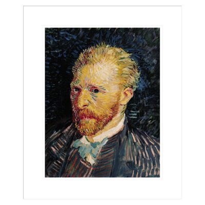 Autoportrait par Vincent van Gogh, impression giclée sur cadre