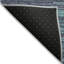 Tapis bleu sarcelle lavable à la machine intérieur / extérieur Xhevrie-755972751