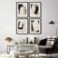 «Neutral Abstract Line Illustration Relax Minimalist Modern Décoration murale», 4 pièces-101520090-101520088