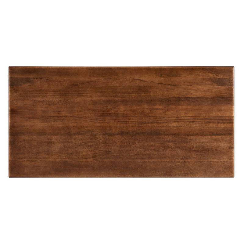 Rivian 70" Mid-century Modern Mango Wood Dining Table