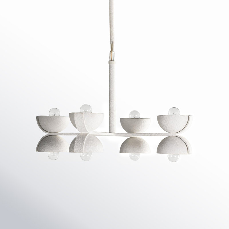 Santorini 8 - Light Chandelier, White