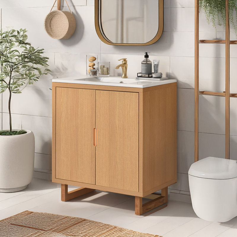 Ensemble de meuble-lavabo avec lavabo 30 po, Burlywood
