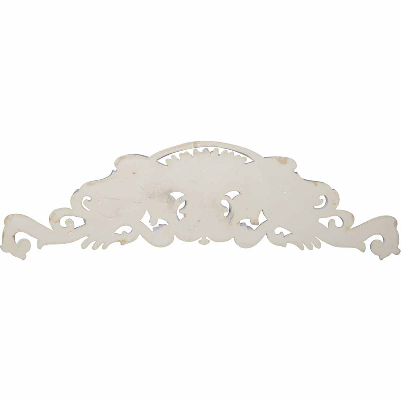 Emily 10.25'' H x 34.25'' W x 2'' D Urethane Onlay Scroll
