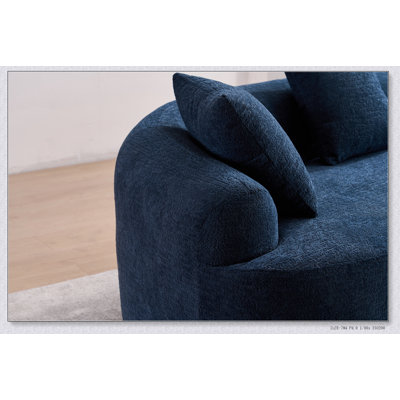 Comfortable Four-Seater Sofa with Premium Sponge and Stylish Pillows for Home, Perfect for Relaxation and Entertainment