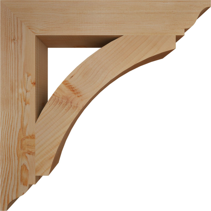 Support traditionnel Thorton, Douglas (lisse), H 24 po x l 3,5 po x P 24 po