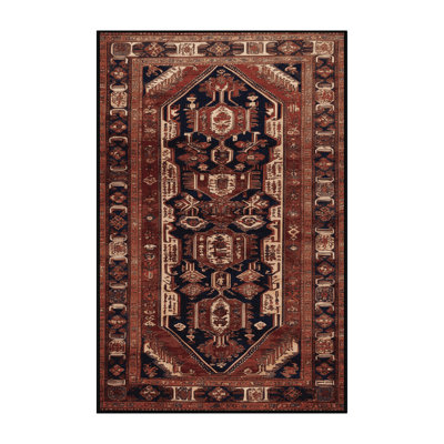 Tapis brun lavable à la machine