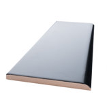 Battiscopa 18" x 3" Ceramic Bullnose Tile Trim