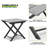 Andraya 3 Pcs Patio Chaise Lounge Chair Set, Outdoor Lounger Chaise with Folding Table and Removable Pillow-1831676510