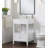 Bruford 24 " W Freestanding Standard Free Standing 1 Single Vanity Bathroom Vanity With Marble Top-541435034