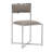 Aleko 18'' H Faux Leather Upholstered Metal Side Chair-97134147