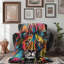 Wildlife Cubism - Couverture sherpa de qualité supérieure 1 pièce-99457952