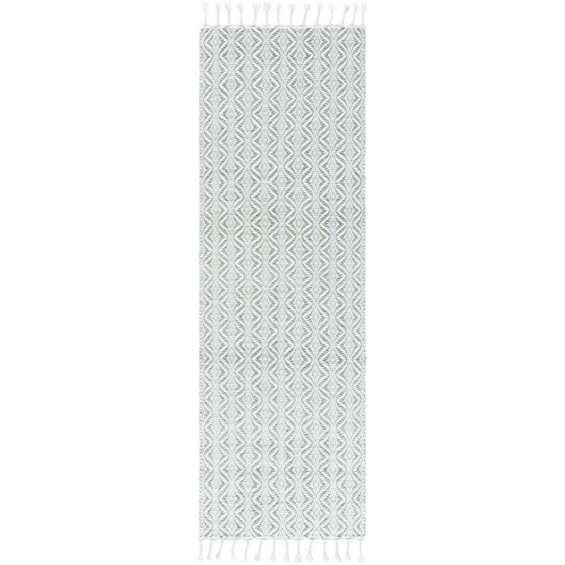 Bhaktivinod Hand Woven Area Rug, Rectangle 9' x 12'