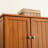 72.4" High 8-door Storage Unit - Store Everything In One Place Oak 8 Doors Tall Cabinet With 4 Shelves Create A Tidy And Stylish Home
