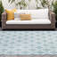 Tapis bleu clair à tissage plat Molinari-2047075081