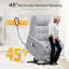 67cm Wide Home Theatre Recliner with Massager-1005327694