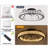 19.7'' Dimmable Crystal Ceiling Fan with LED Light and Remote Control and APP-2142054651