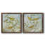 Aviaire jardin I - ensemble de 2 peintures sur toile encadrées-1649059636-1649059637